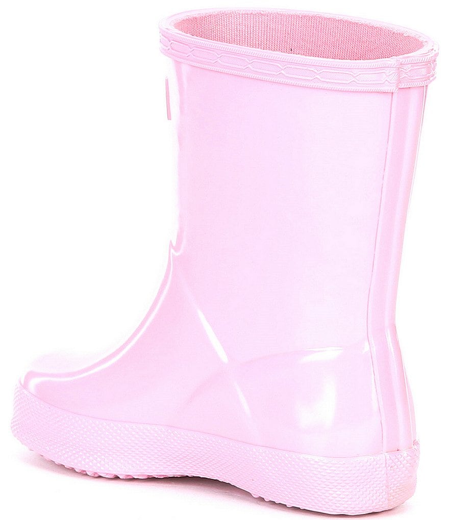 Hunter First Gloss Kids' Waterproof Rain Boots (Infant)