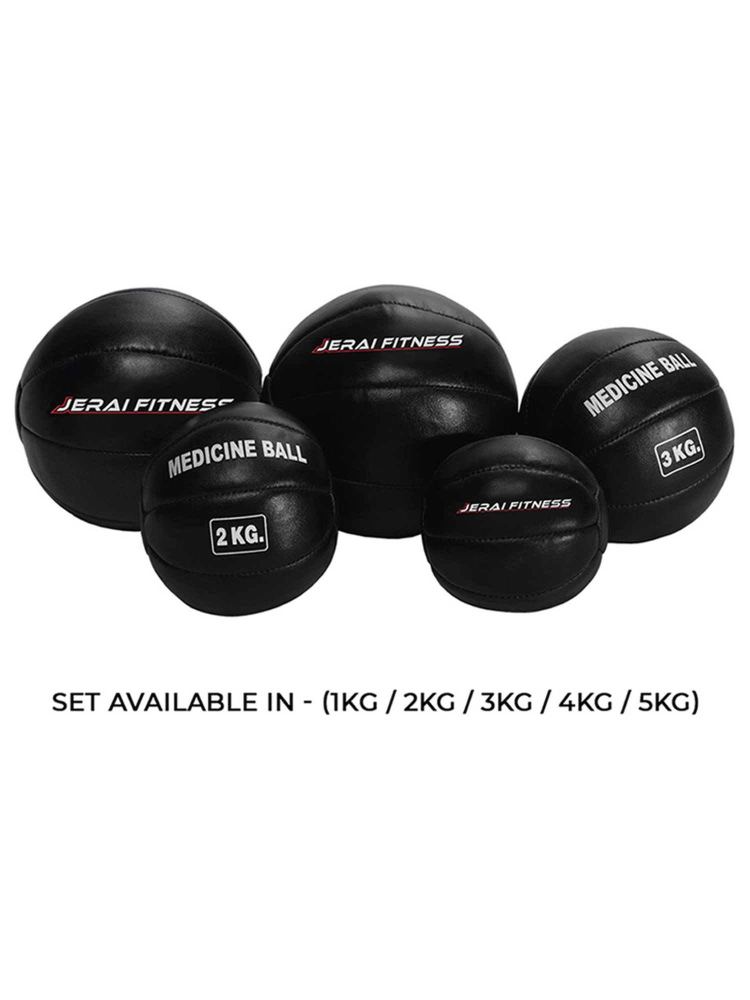 Jerai Fitness JA012 Medicine Ball Split Set (Black)