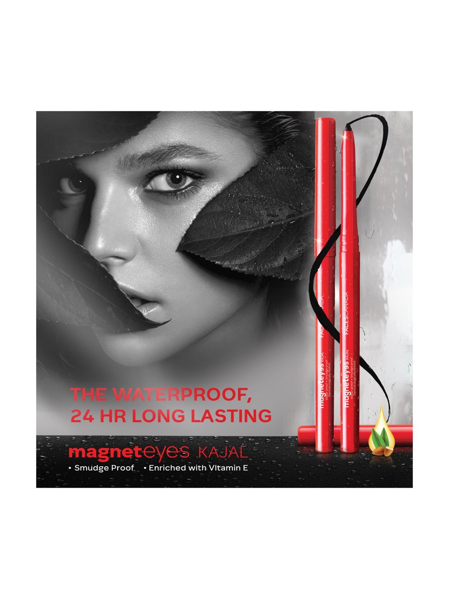 Faces Canada Magneteyes Kajal Black - Pack of 2