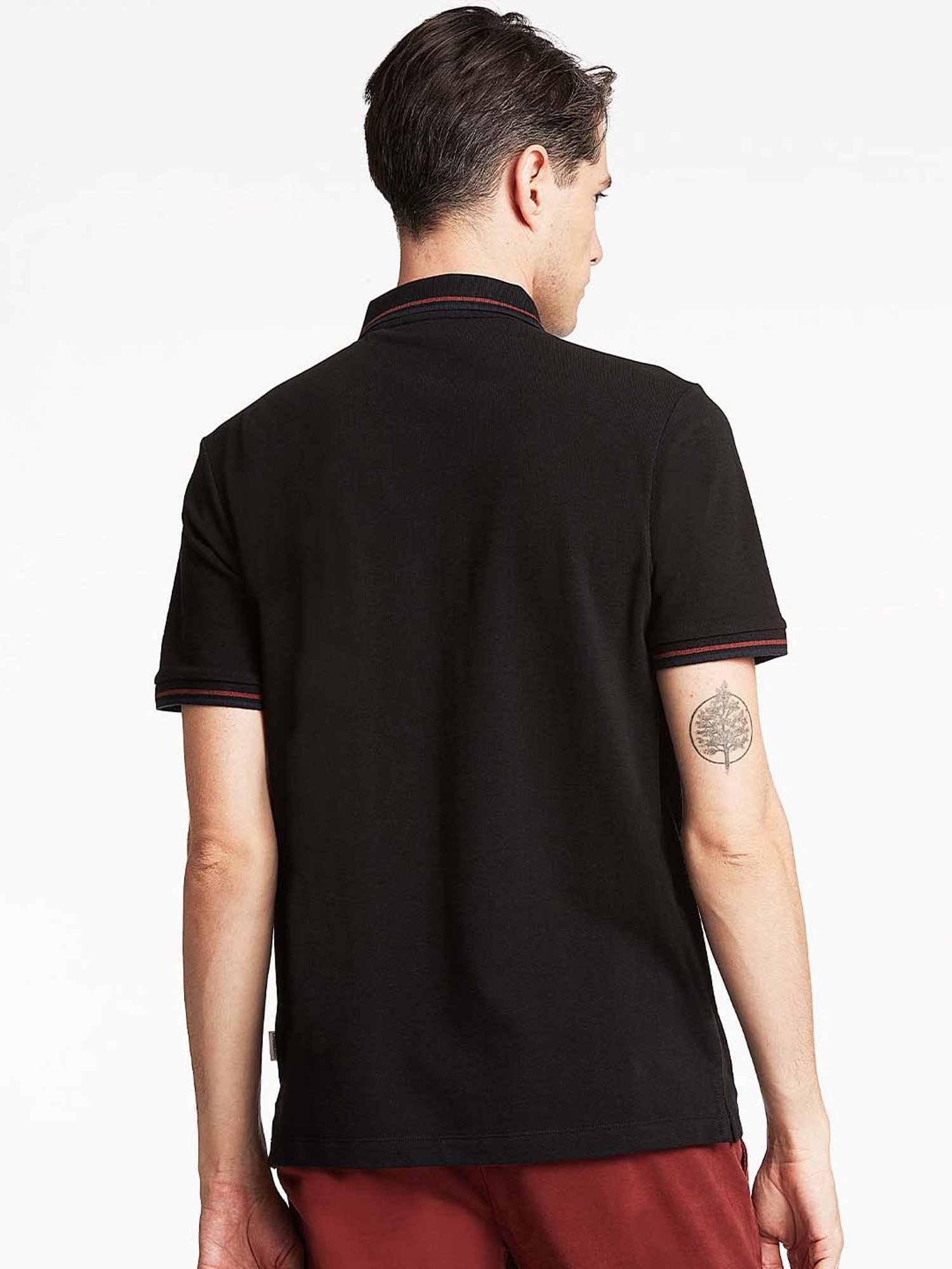 Lindbergh Black Polo T-Shirt