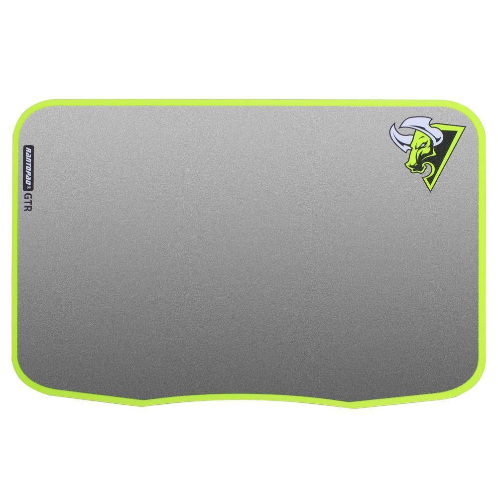 Rantopad GTR Plastic Gaming Mousepad - Anti-slip, Smooth & Durable Frosted Matte Carbon Resin Surface, Pro Gaming Essential, Made for Optical Mice, Large Size 13.8x9.5x0.09 in - Silver