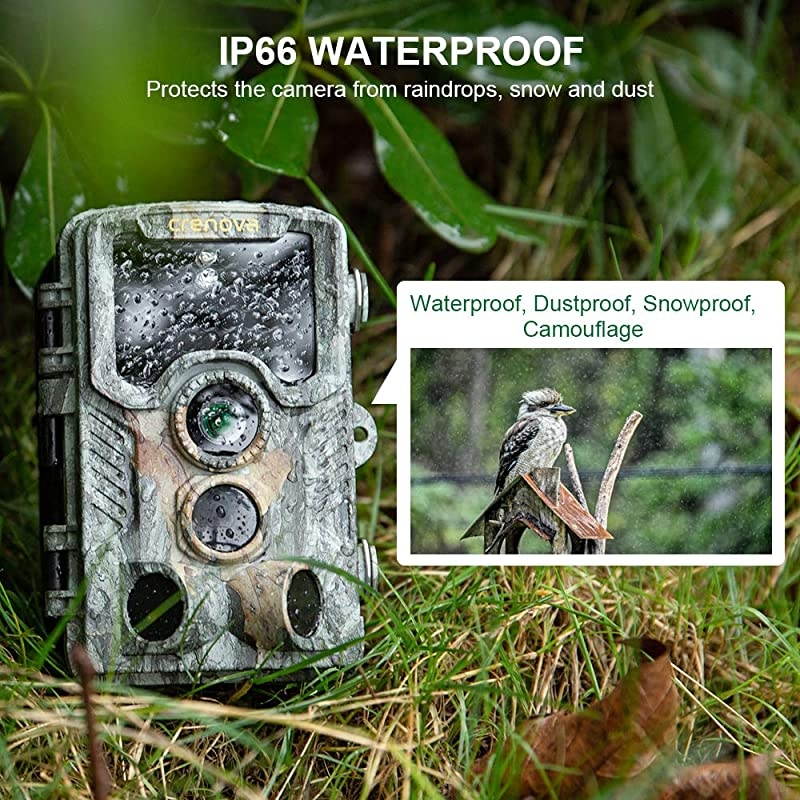20MP Wildlife Trail Camera with 32GB Card Included Game Camera