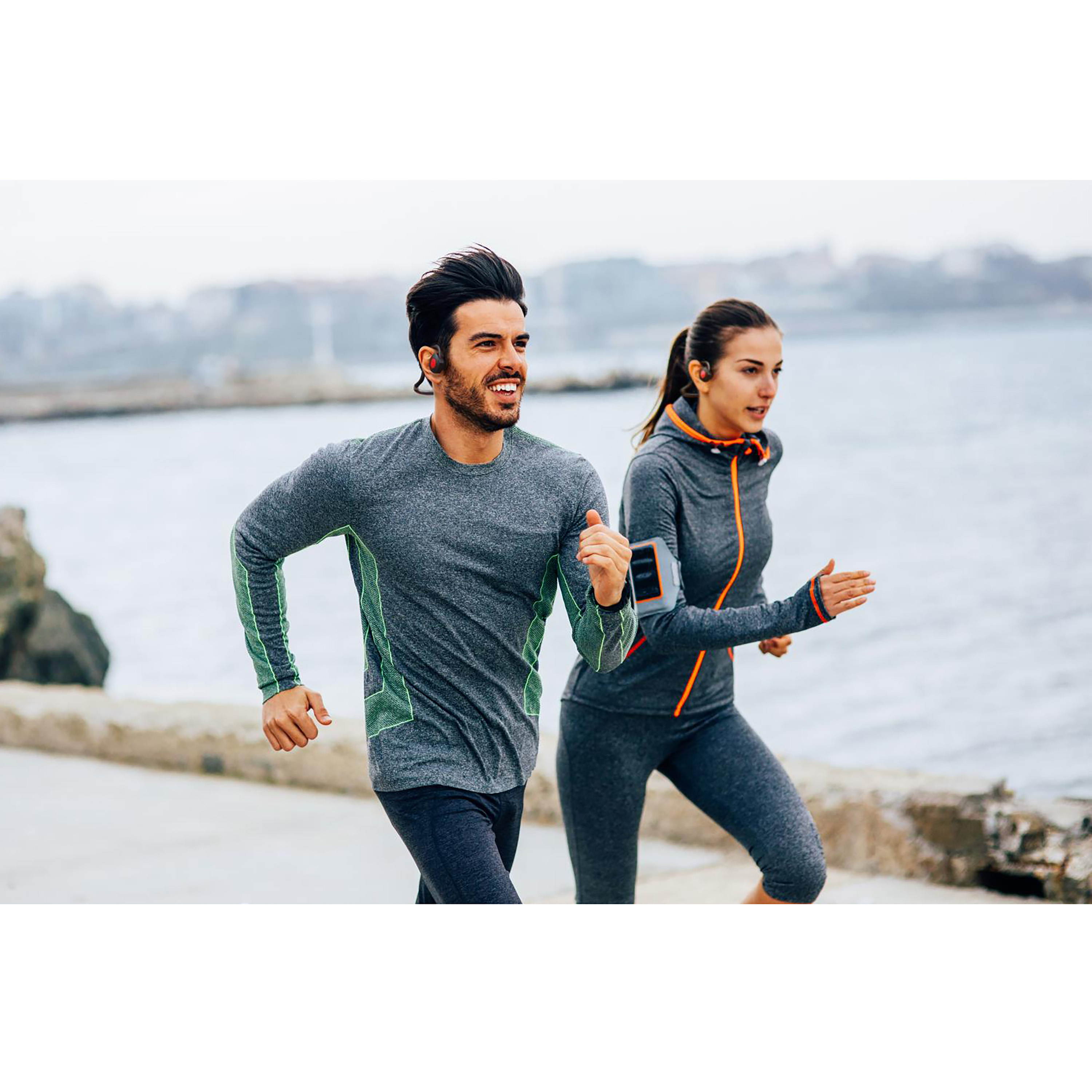 Bonein Wireless Open Ear Bone Conduction Headphones in Black