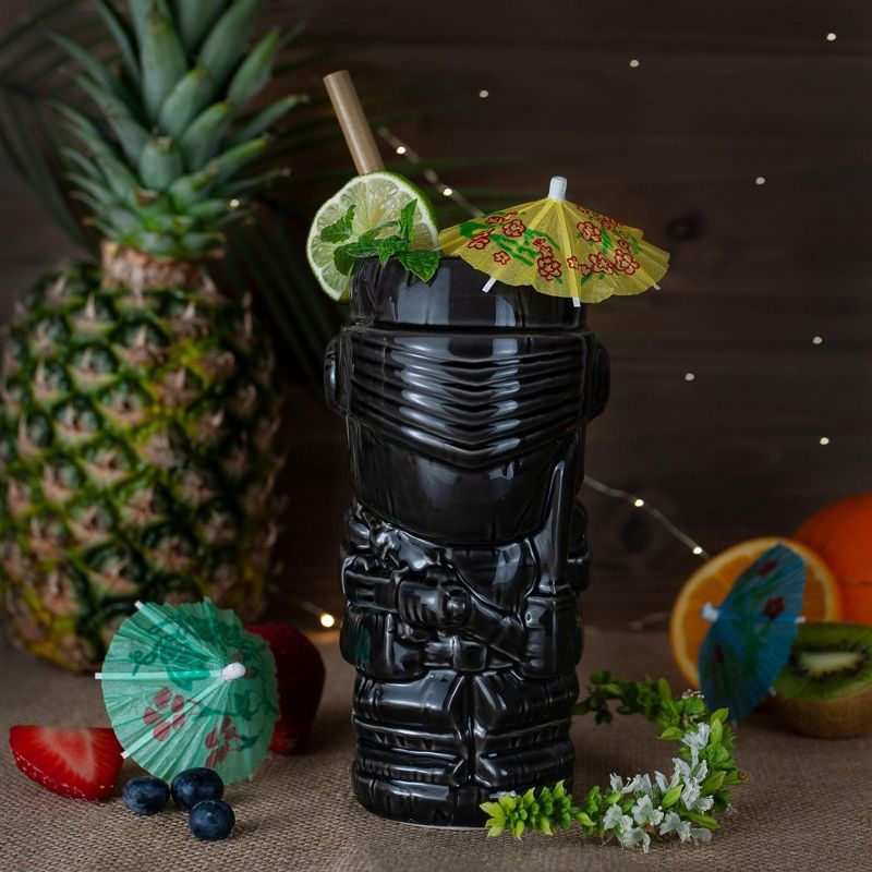 Beeline Creative Geeki Tikis G.I. Joe Snake Eyes Ceramic Mug | Holds 18 Ounces