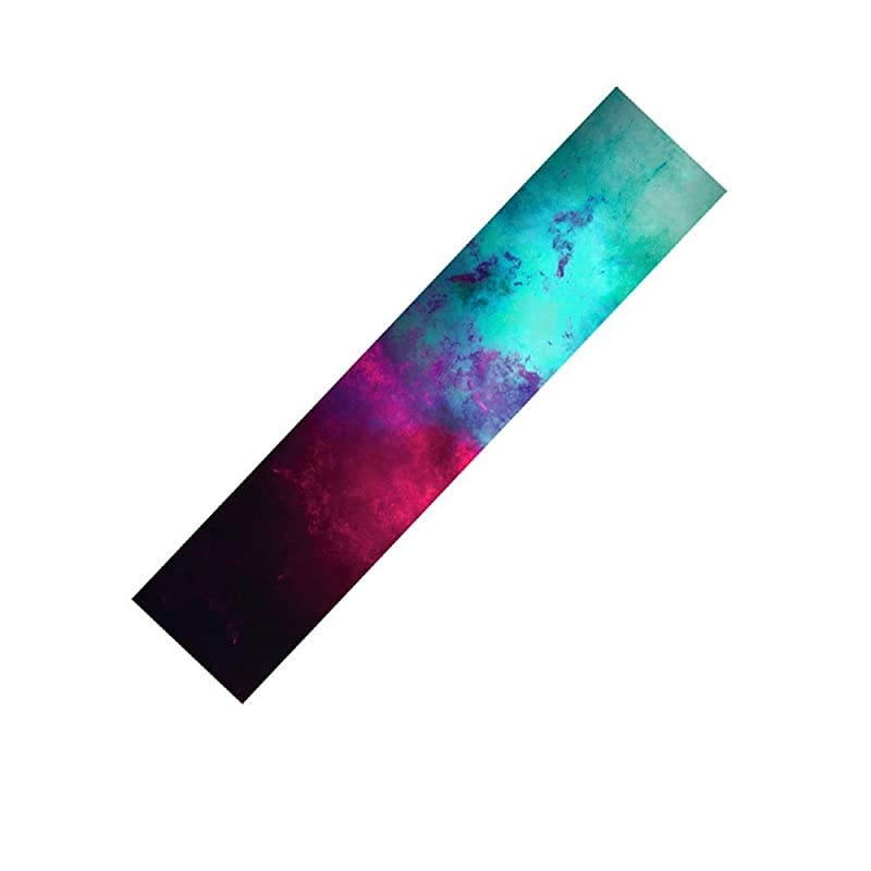 Sport Outdoor Electric Skateboard Longboard Dancing Board Double Rocker Board Waterproof Diamond Griptape Sheet Sticker Deck Sandpaper (Color Drawing)