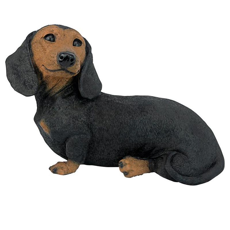 Design Toscano Black Dachshund Puppy Dog Statue - Black