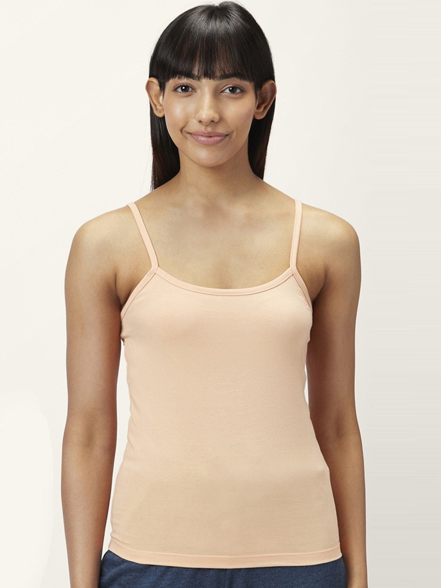 Enamor White Non-Padded Camisole