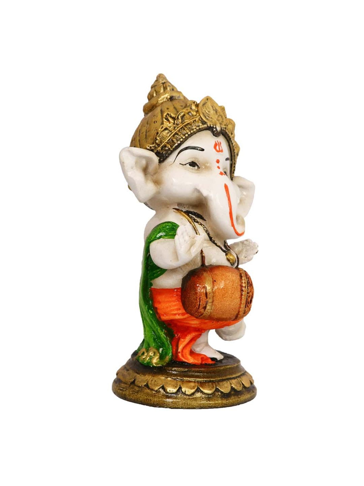 eCraftIndia Colorful Lord Ganesha Dancing Avatar Decorative Showpiece