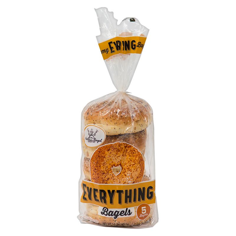 Western Bagel Everything Bagels - 15oz/5ct