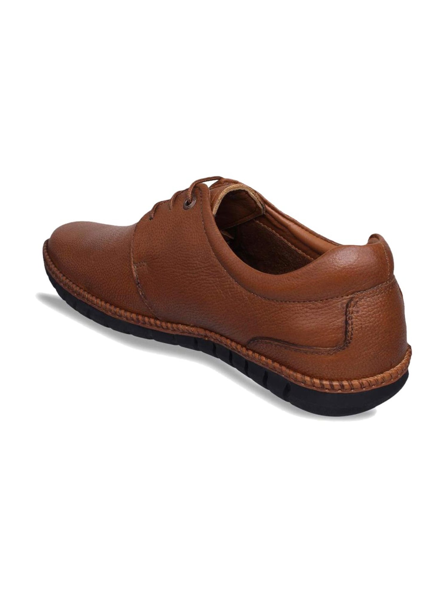 ID Men's Tan Derby Shoes