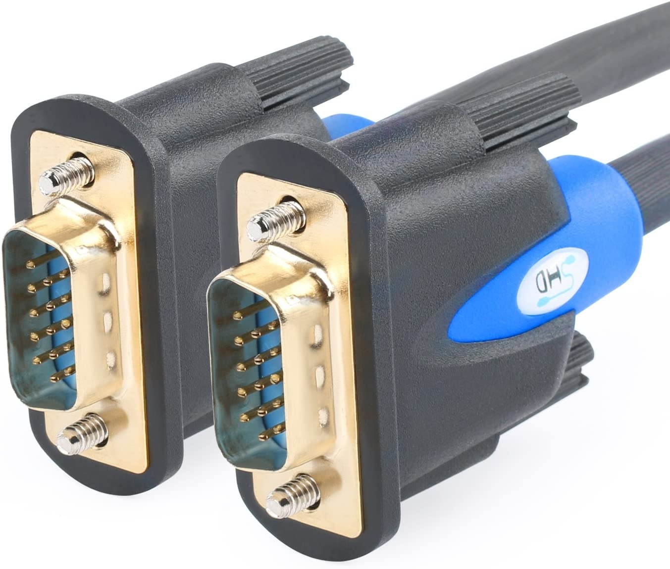 VGA CableSHD VGA to VGA HD15 Monitor Cable for PC Laptop TV Projector-30Feet