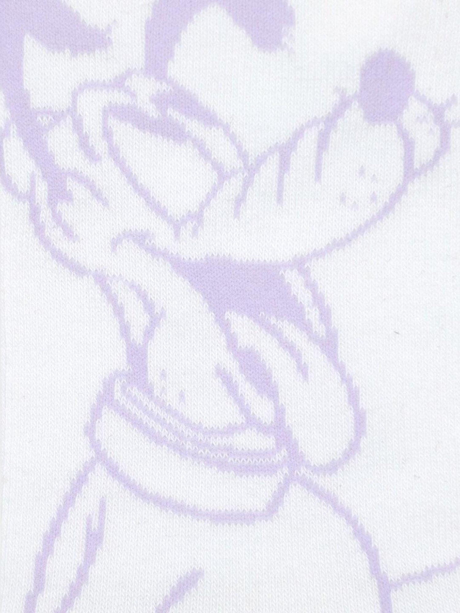 BALENZIA White Cartoon Socks (Pack of 2)