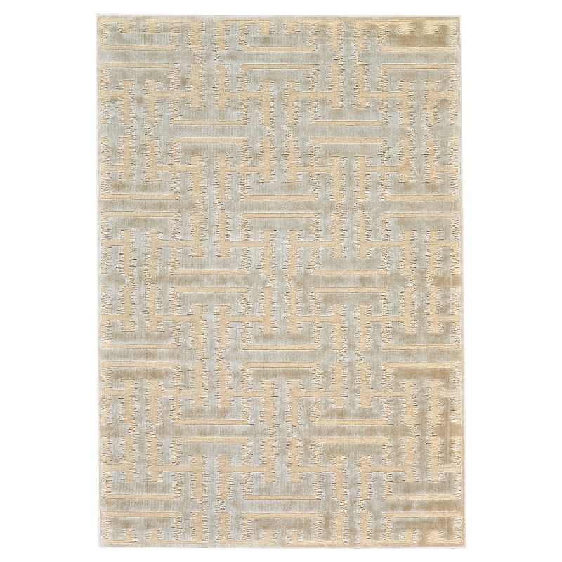5'x7' Rectangle Braided Solid Jute Area Rug Brown - Okuna Outpost