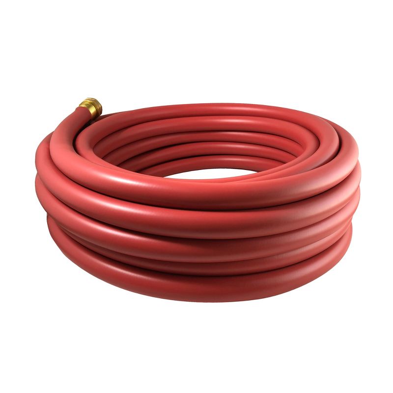 Flexon 1/2 x 50ft Red Hot Water Rubber Garden Hose