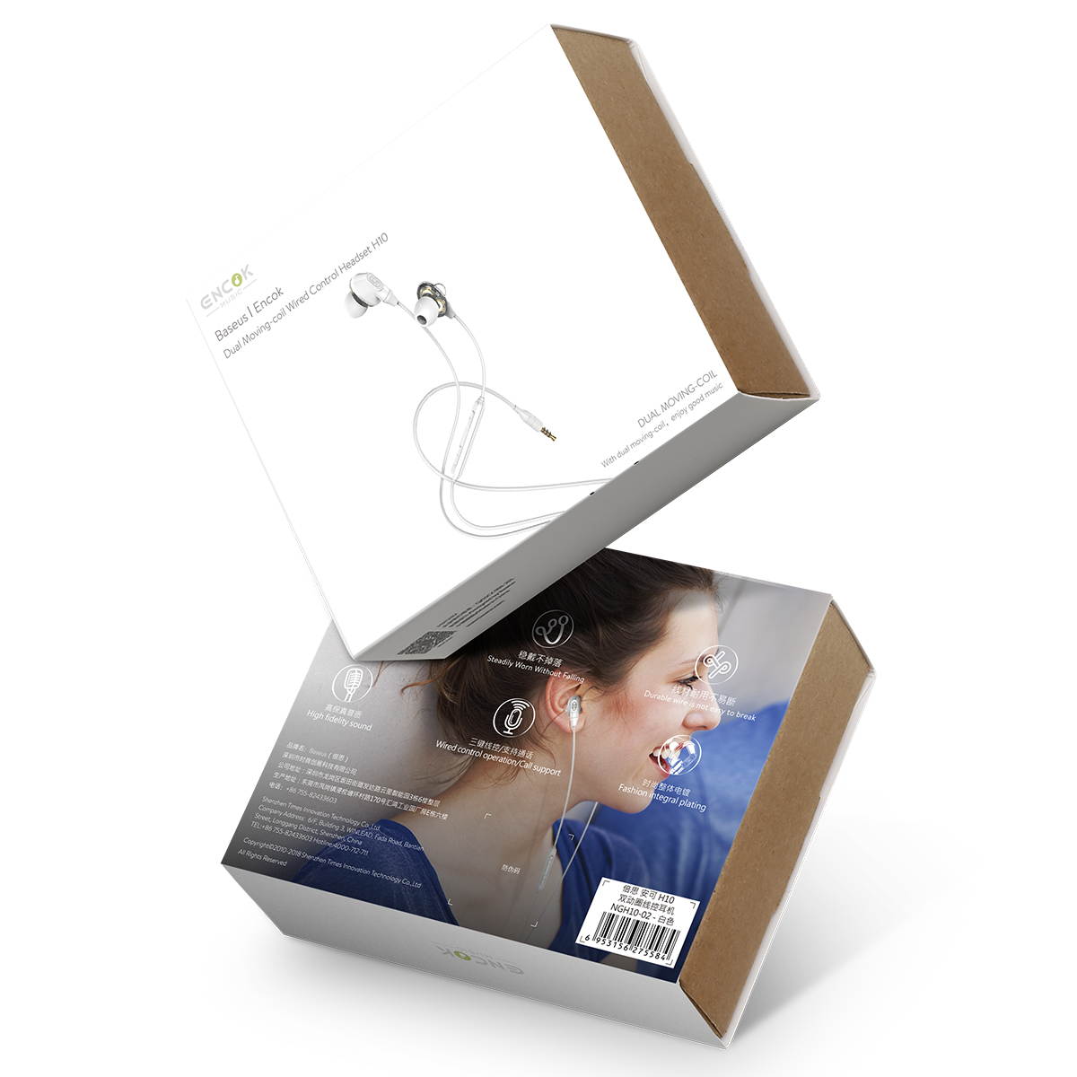 Baseus Encok H10 Wired Headset 3.5mm