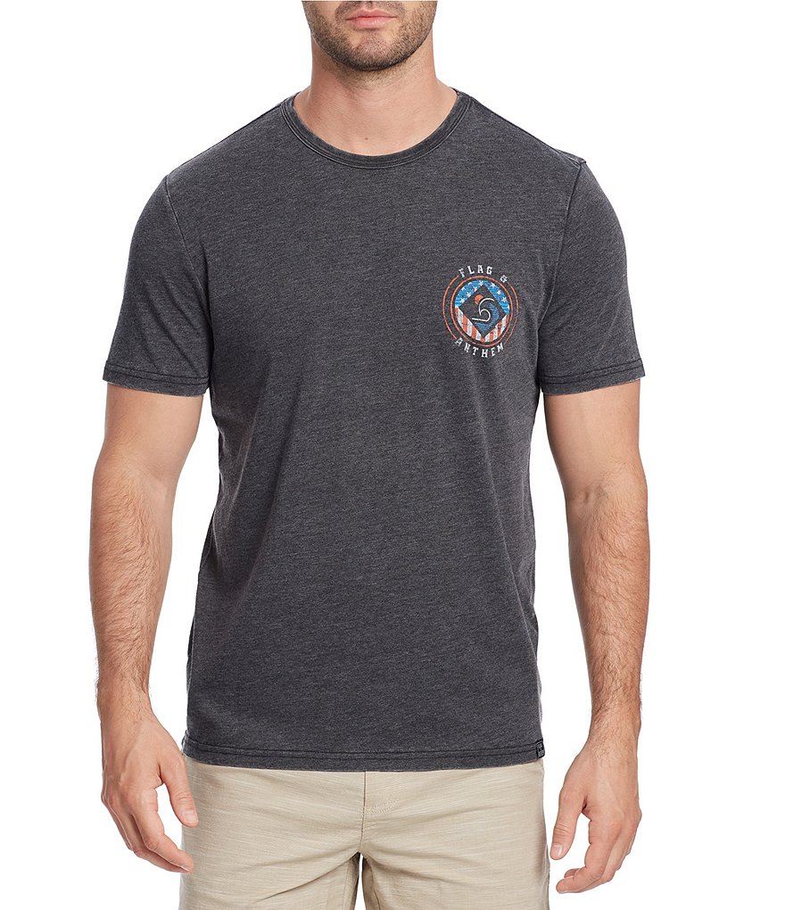 Flag And Anthem Short-Sleeve Livin Free Vintage Graphic T-Shirt