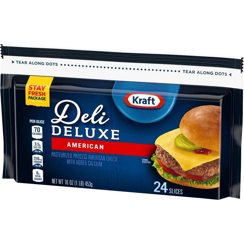 Kraft Deli Deluxe American Cheese Slices - 16oz/24ct