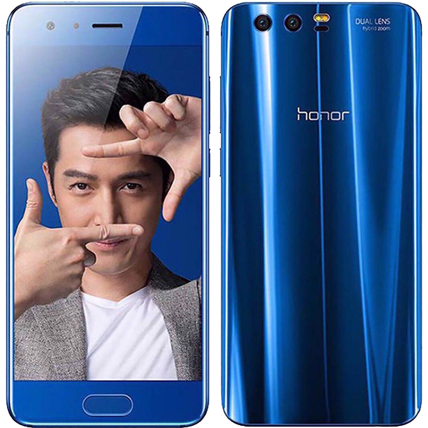 Honor 9 Dual-SIM 64GB ROM + 4GB RAM (GSM Only | No CDMA) Factory Unlocked 4G/LTE Smartphone (Gray) - International Version