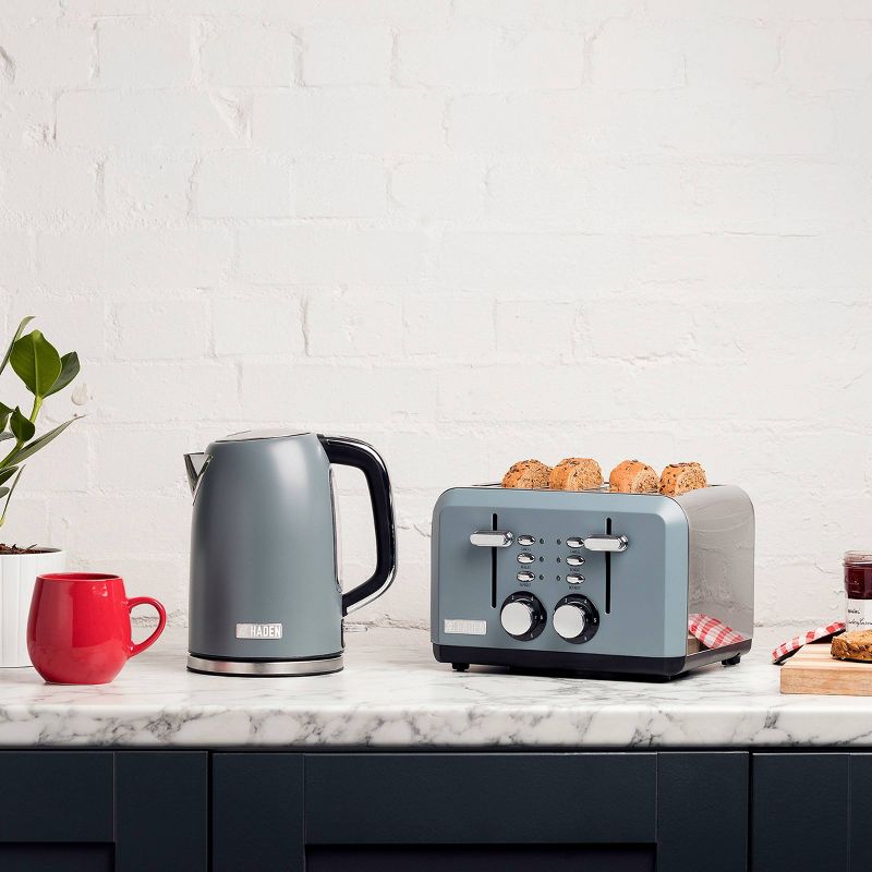 Haden Perth 1.7L Stainless Steel Electric Kettle - Gray