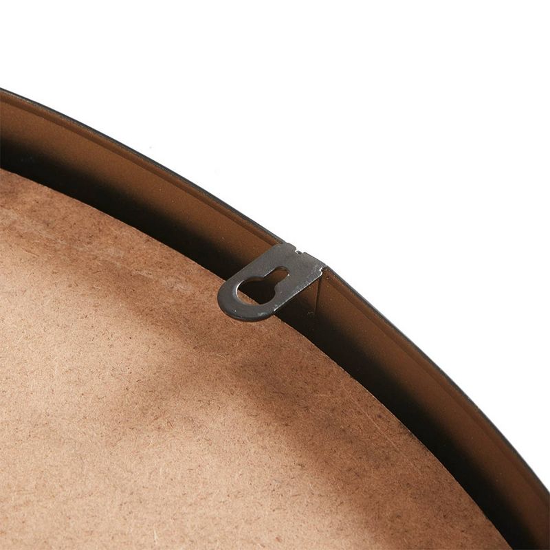 Watson Round Clock Black/Gold - Martha Stewart