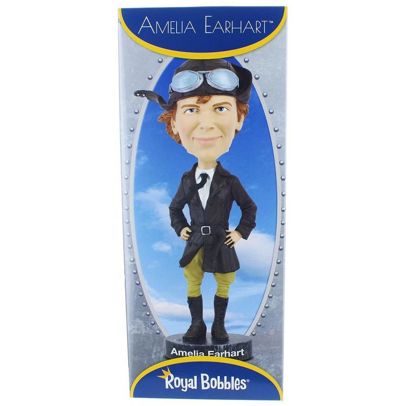 Royal Bobbles Royal Bobbles Amelia Earhart Polyresin Bobblehead