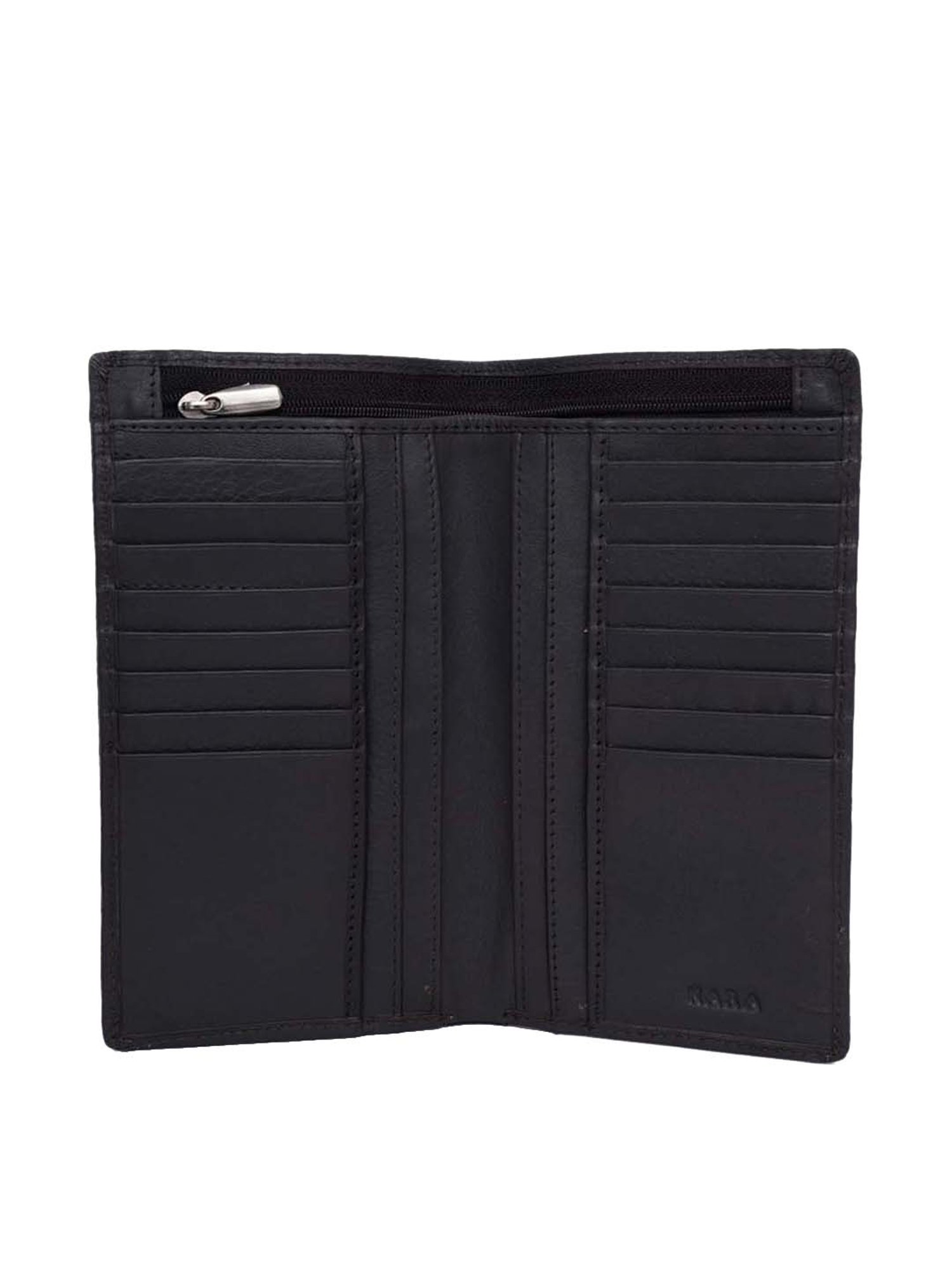Kara Black Leather Wallet For Men