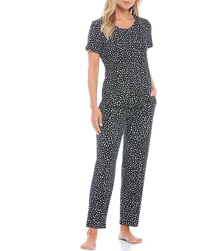 Sleep Sense Animal Dot Print Drawstring Sleep Pants