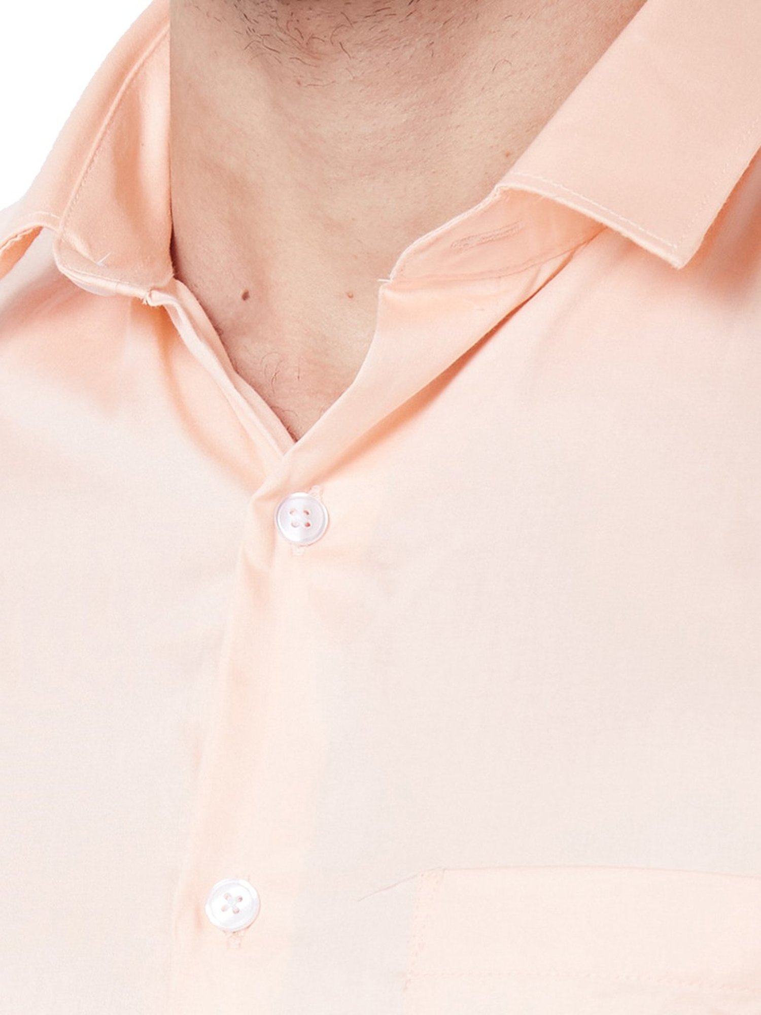 Kenneth Cole Antique Coral Slim Fit Cotton Shirt