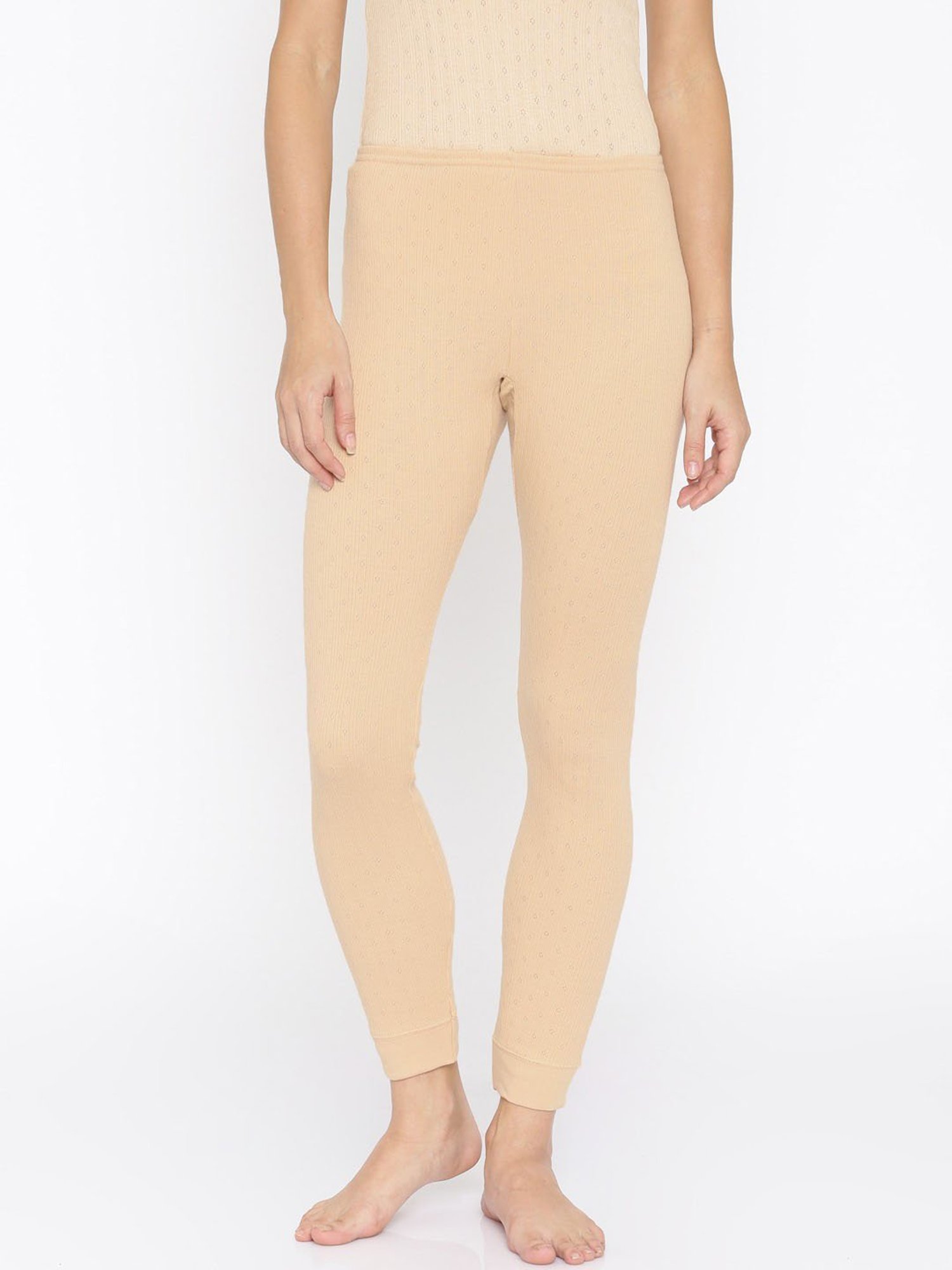 Kanvin Beige Thermal Tights