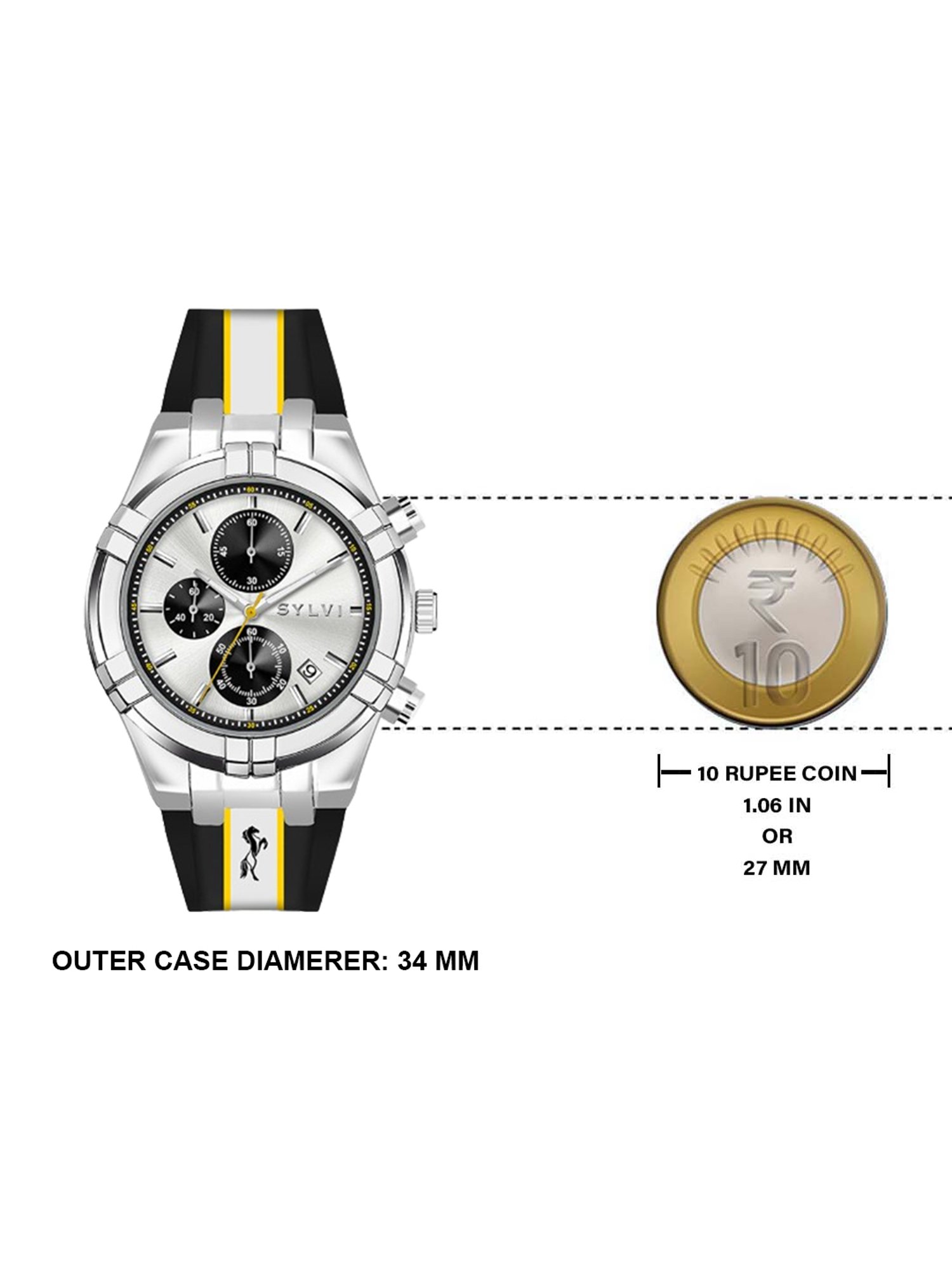 Sylvi NITRONEON 4 Chronograph Watch for Men