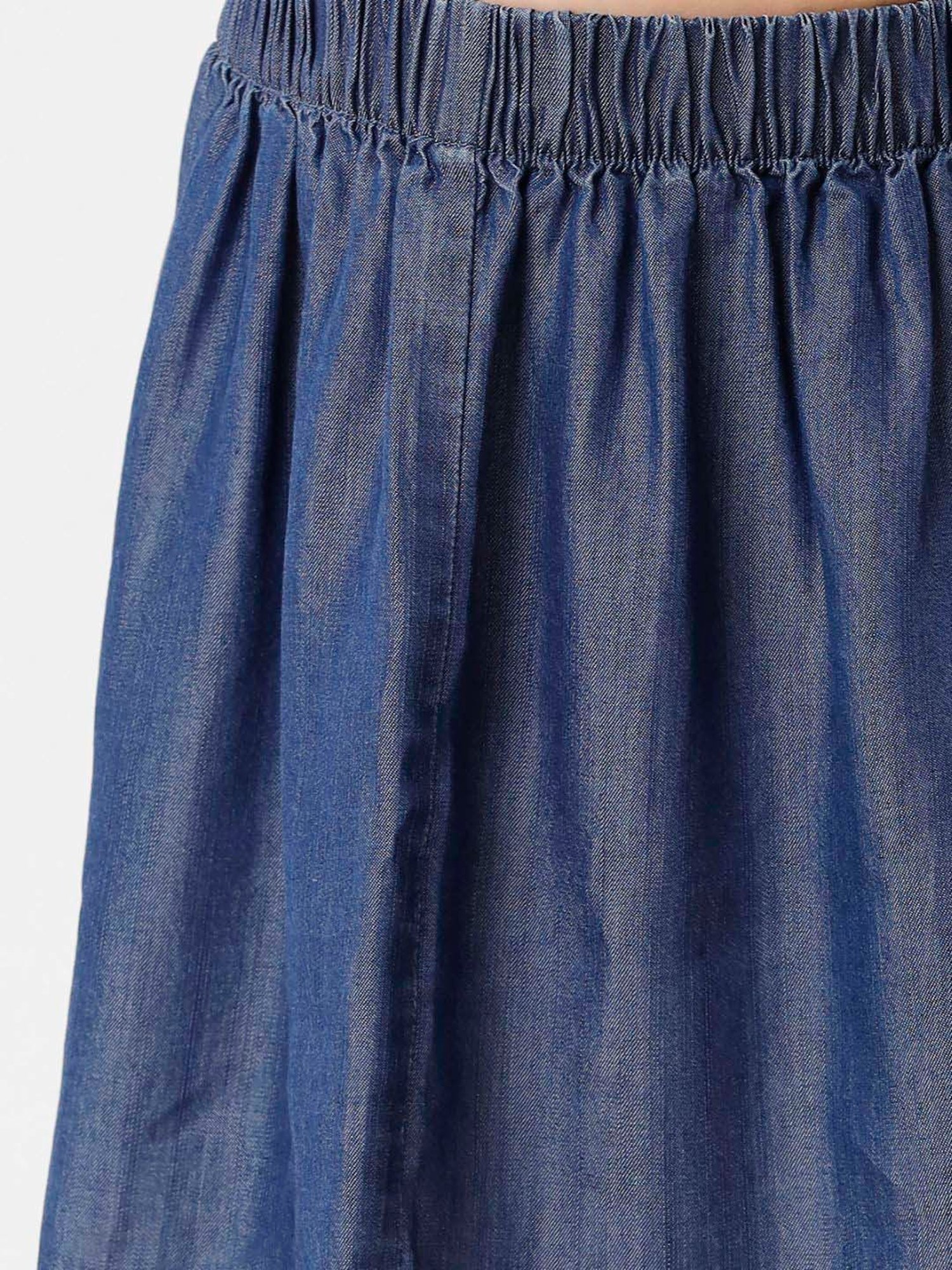 Kate & Oscar Kids Blue Regular Fit Skirt