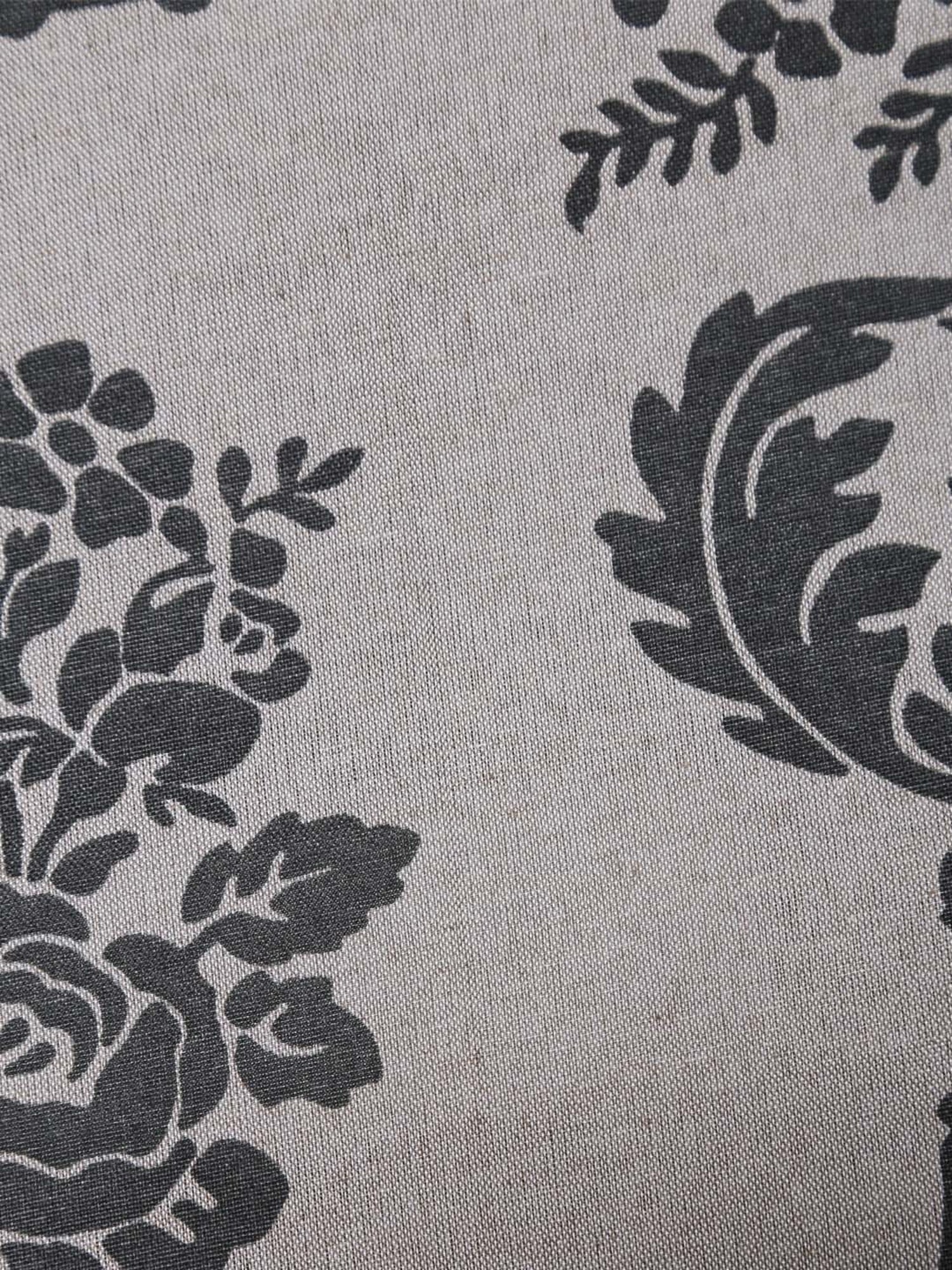 Swayam Sparkle Floral Black & White 120 TC Cotton Blend King Bedsheet with 2 Pillow Covers