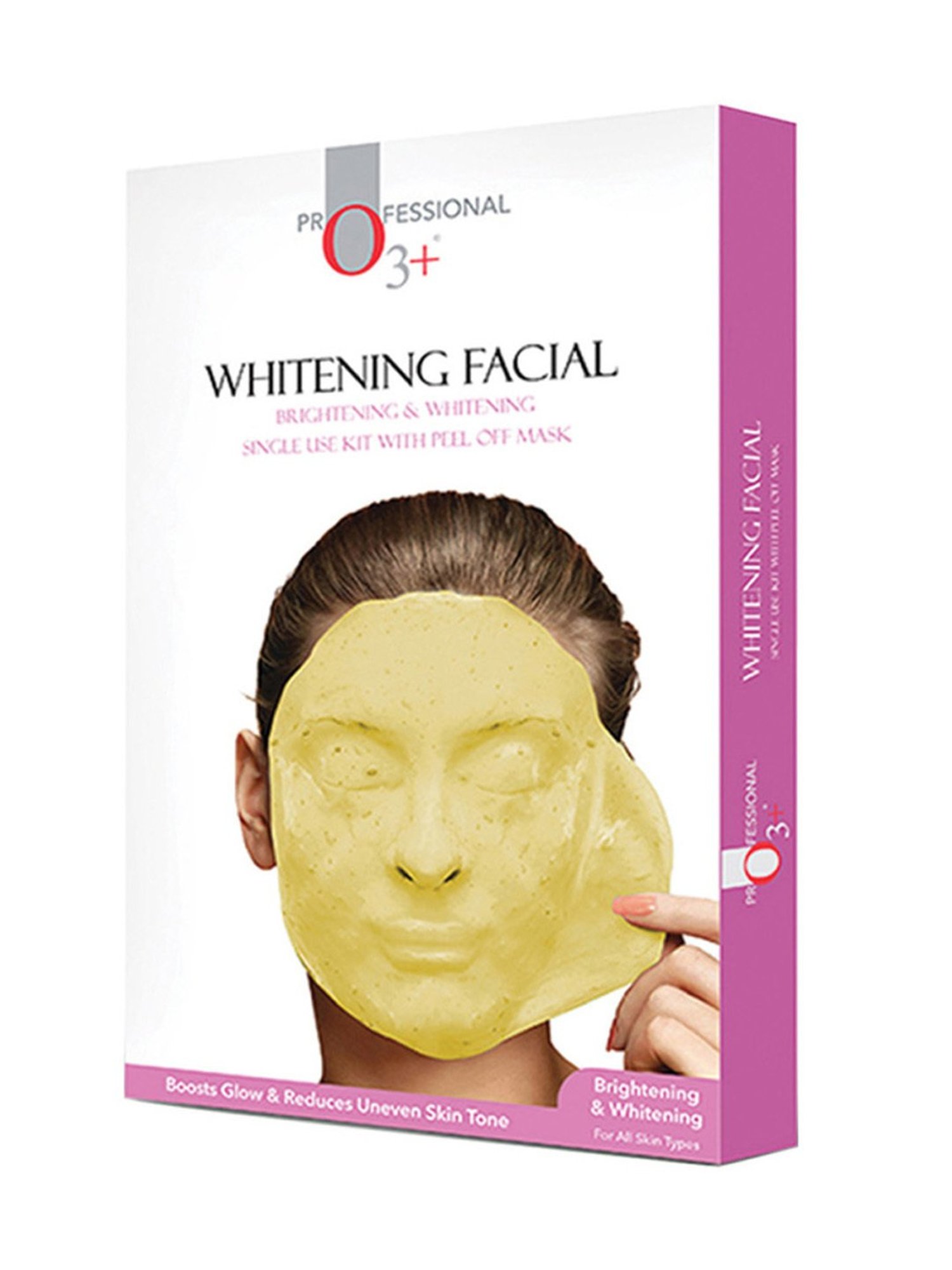 O3+ Whitening Facial Kit withBrightening & WhiteningPeel Off Mask - 45 gm