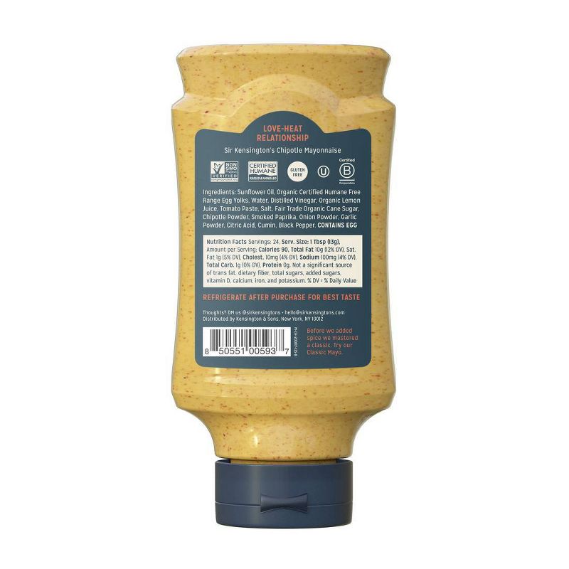 Sir Kensington's Chipotle Mayonnaise - 12 fl oz