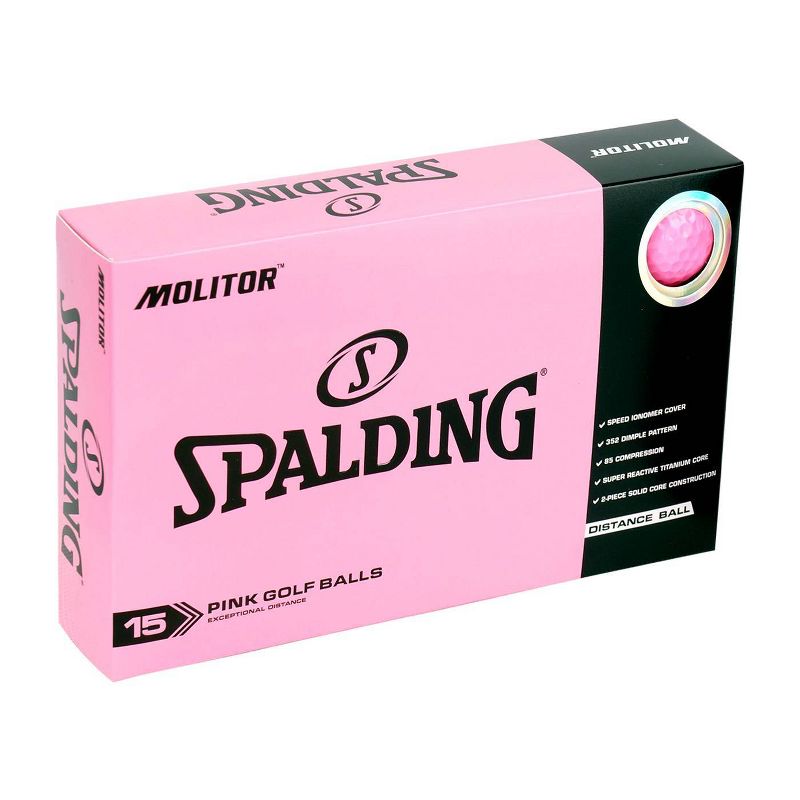 Spalding Molitor Golf Balls 30pc - Pink