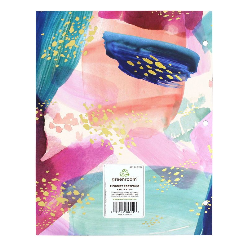 Portfolio 2 Pocket Brushstroke Bold - greenroom