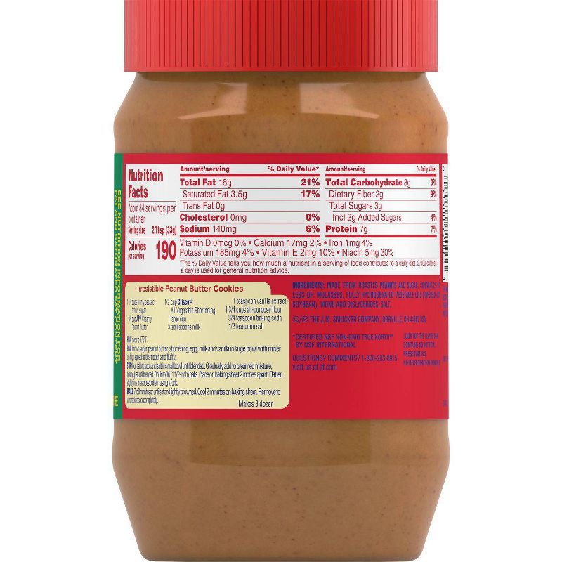 Jif Creamy Peanut Butter - 40oz