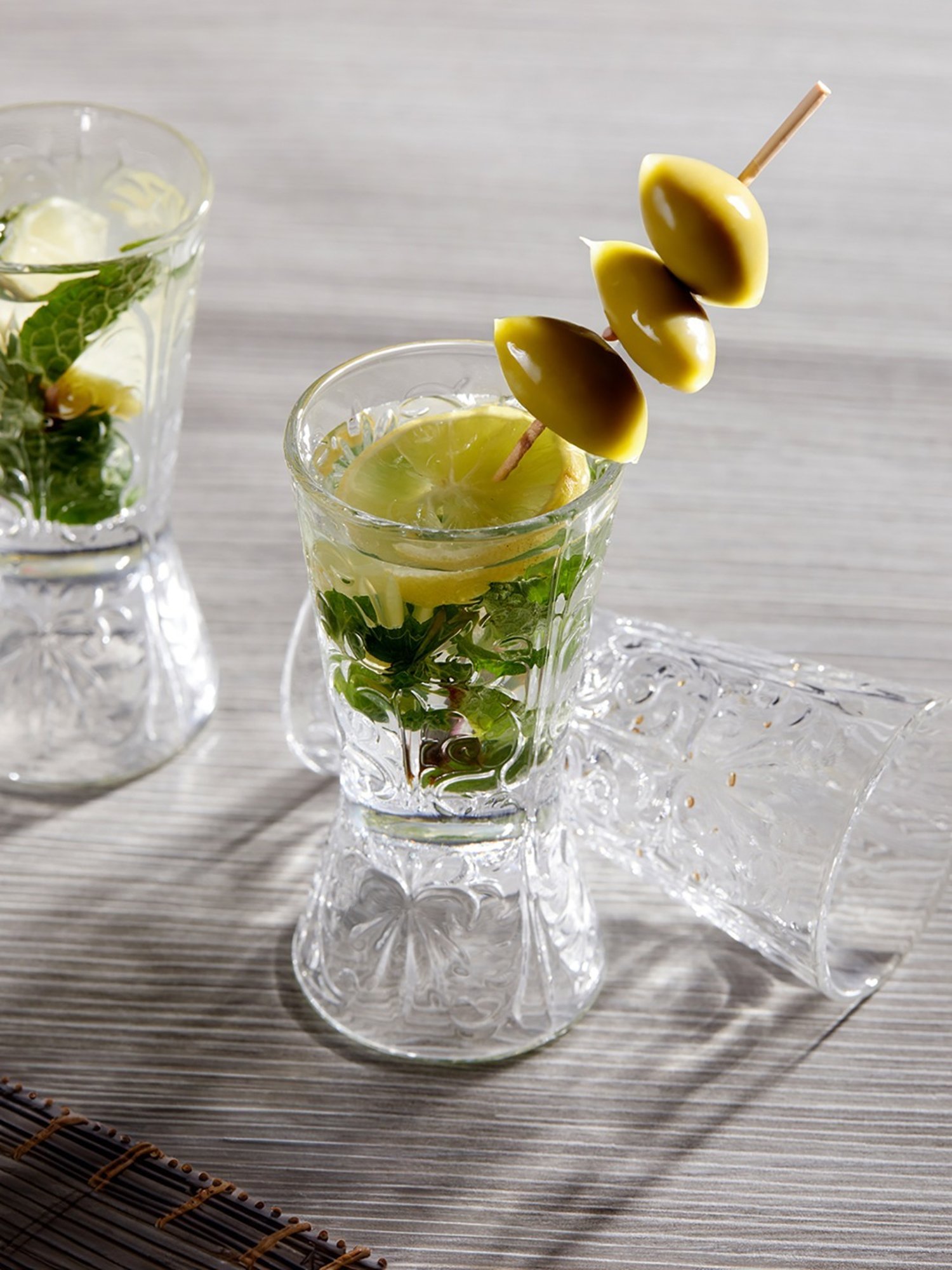 Mikasa Julie Transparent Glass Flute Glass (0.266 L) - Set of 4