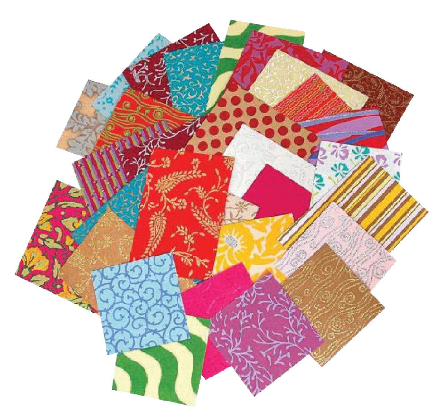 Punjab Handmade Paper, 1 lb, Assorted Size, Assorted Color