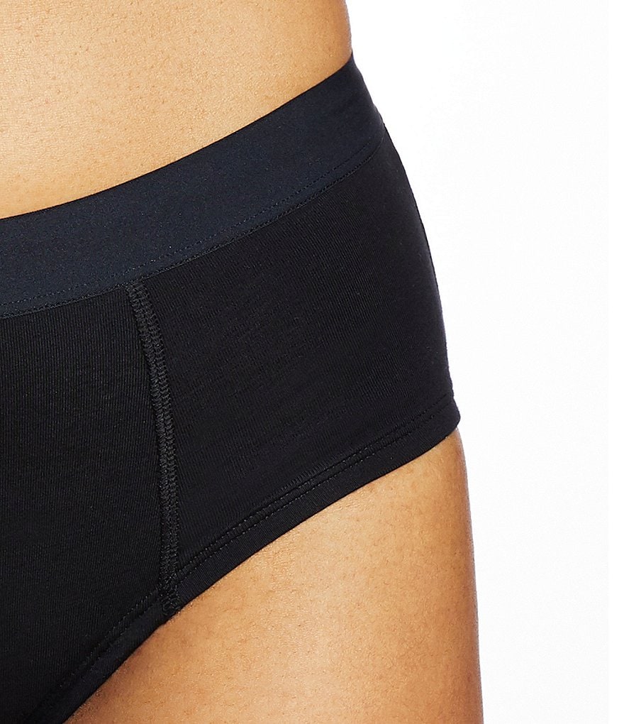 Thinx Cotton Absorbent Brief Mid Rise Brief Period Panty