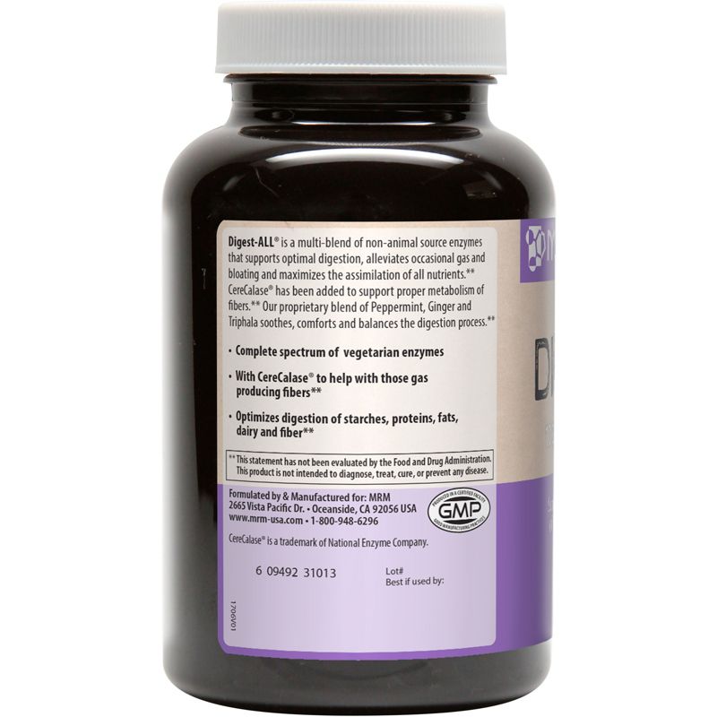 MRM Nutrition, Digest-ALL, 100 Capsules, Dietary Supplements