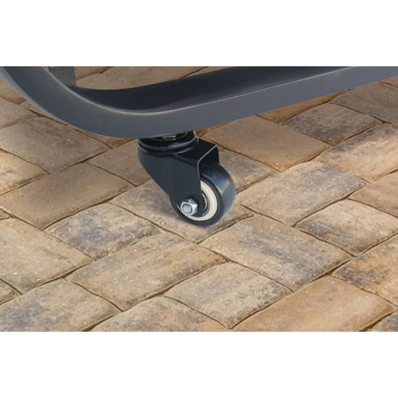 Slat Top Serving Cart - Gray - Apollo Outdoor