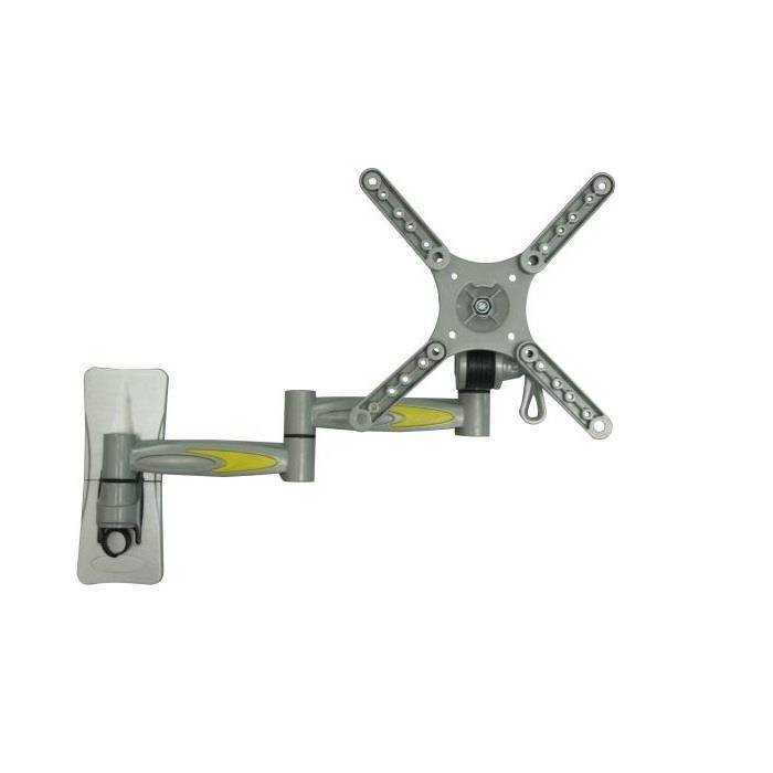 9.75" Silver TygerClaw Full-Motion Wall Mount for 10" to 32" Flat Panel Television