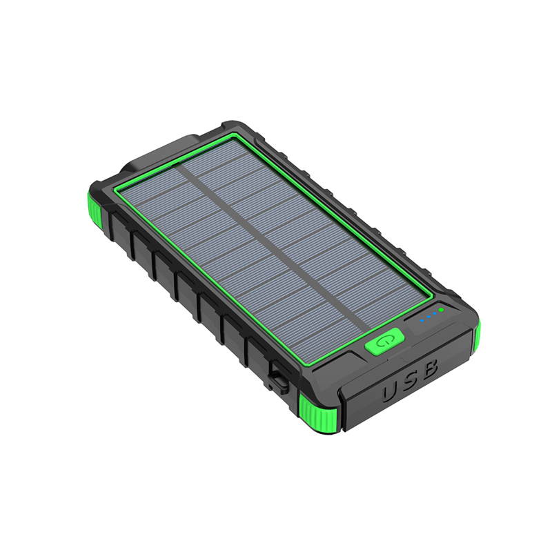 2021 the Lastest 8000mAh Solar Waterproof Power Bank With Dual USB SOS LED FlashLights Battery Pack For All Type Phones