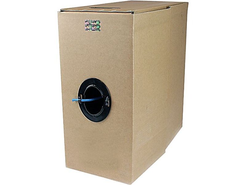 StarTech 1000' Bare Wire CMR Cat6 Solid UTP Riser Cable, Blue WIR6CMRBL