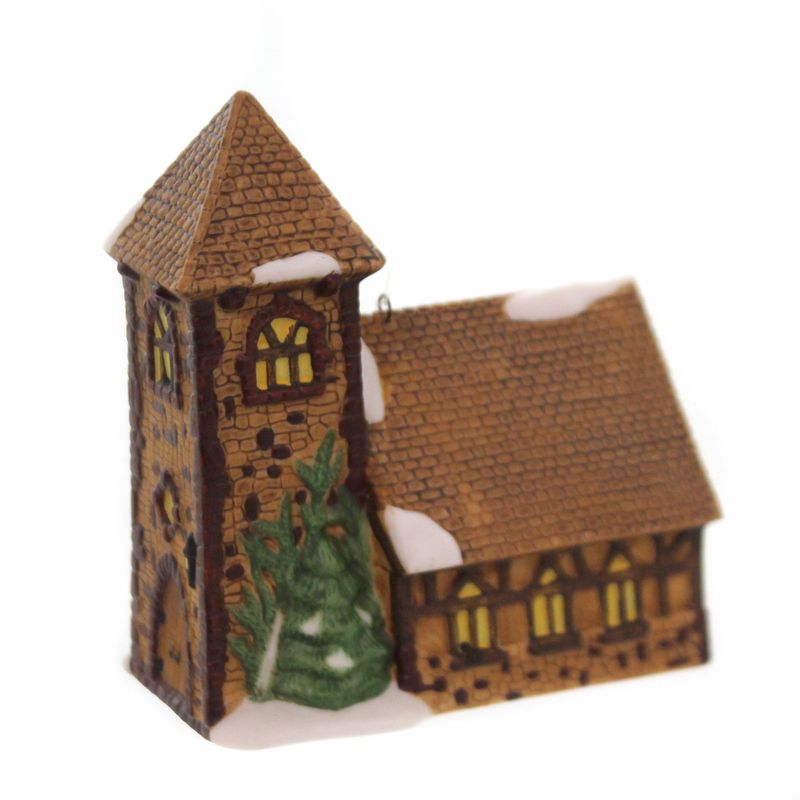 Holiday Ornaments 3.5" Dickens Village Church Classic Series  -  Tree Ornaments