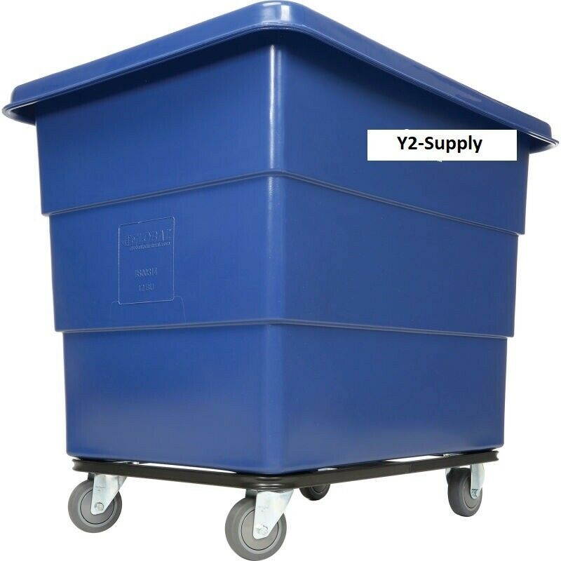 NEW! Plastic Bulk Box Truck, 12 Bushel, Steel Chassis Base, Blue!!