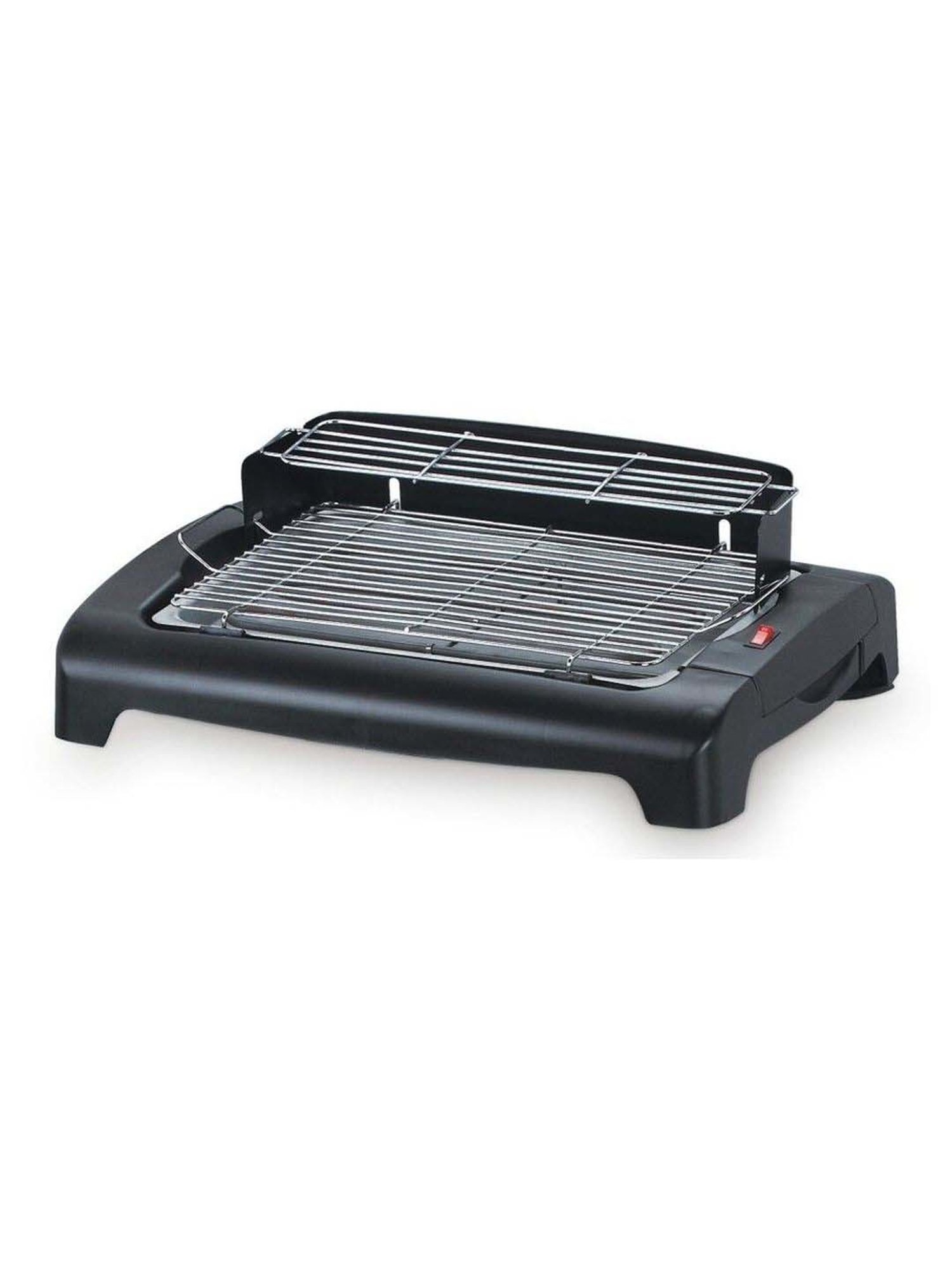 Wonderchef Smoky Grill Non-Stick Electric Barbeque(BBQ) with Adjustable Stand (1650 Watt, Black)
