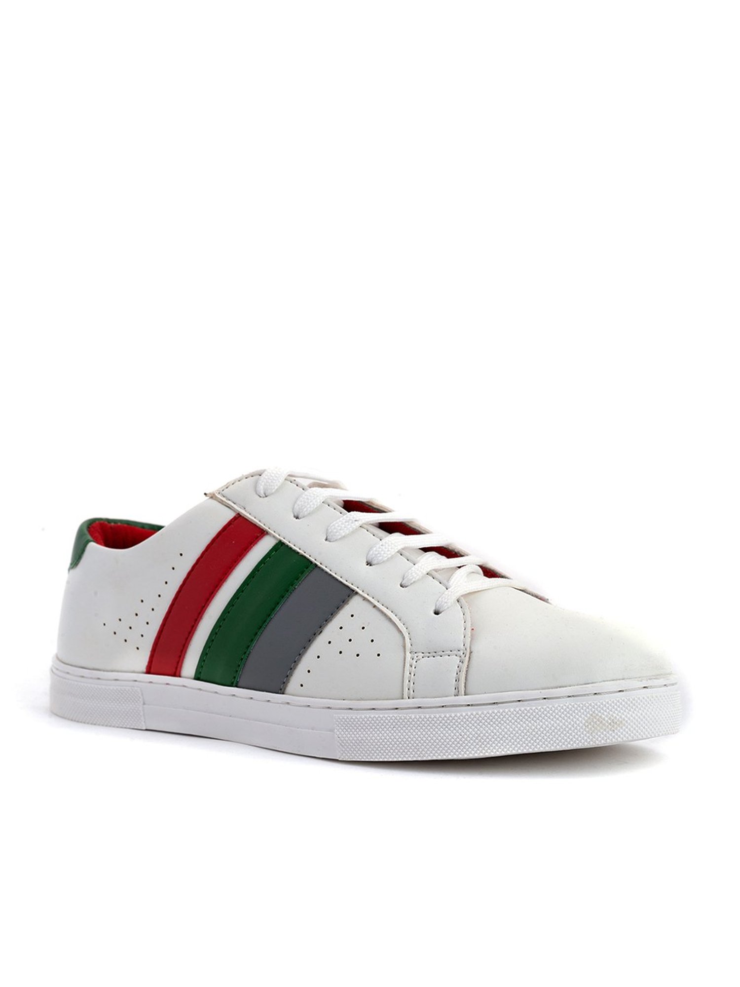 Lazard by Khadim's Men's White Casual Sneakers