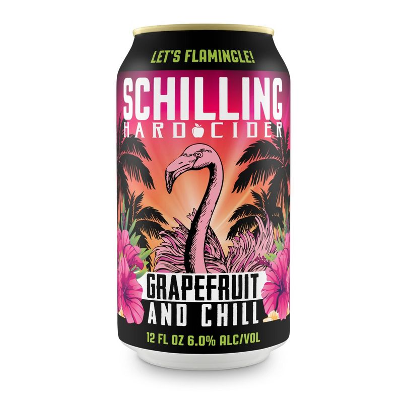 Schilling Grapefruit and Chill Hard Cider - 6pk/12 fl oz Cans
